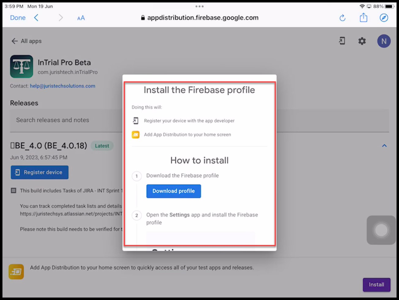 JurisTrial Installation Process - image 6