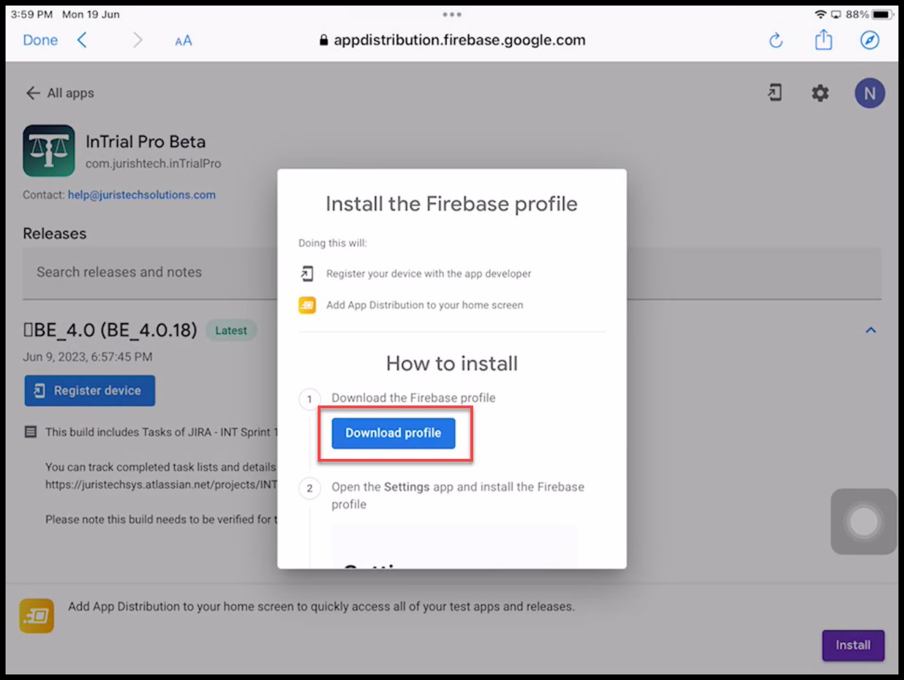 JurisTrial Installation Process - image 7