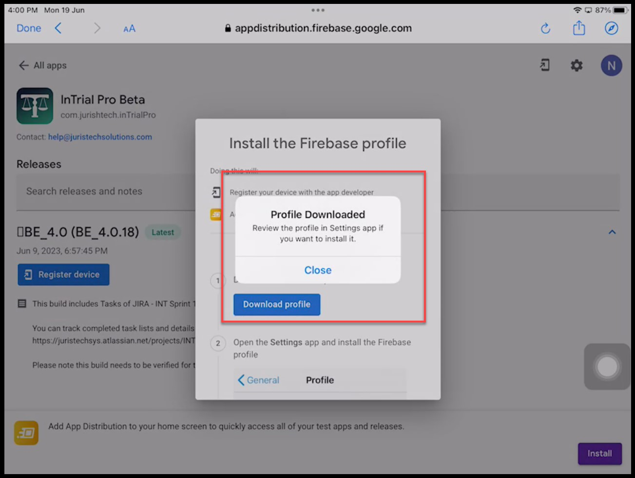 JurisTrial Installation Process - image 8