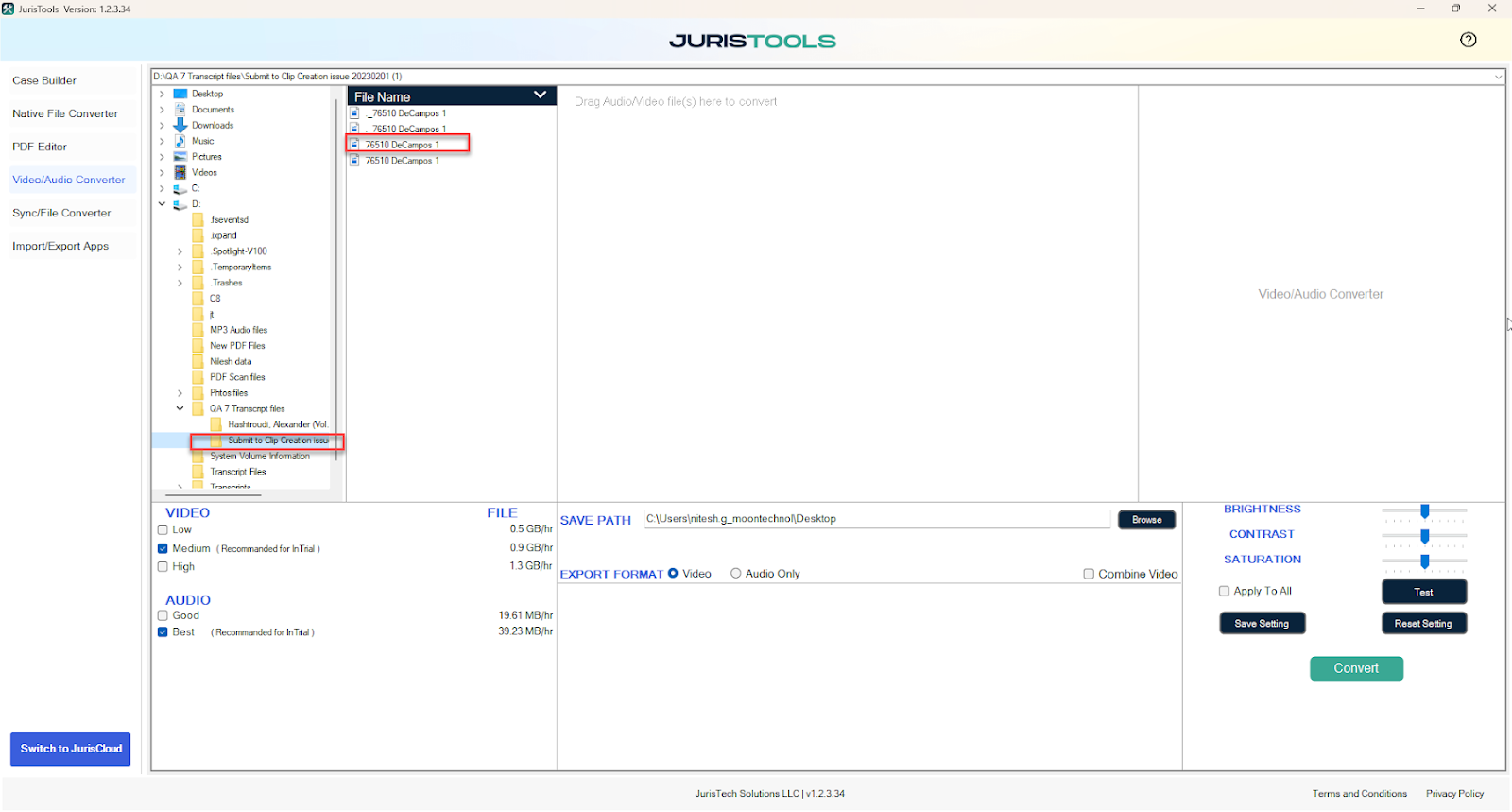 How do I upload depositions with synchronized transcripts - image 6