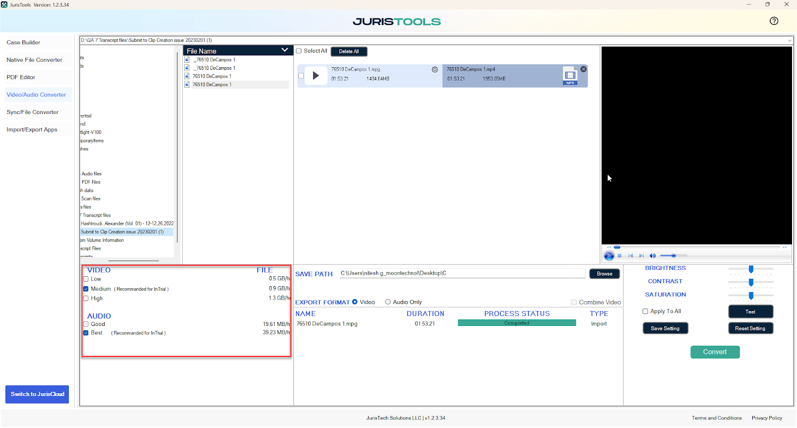 How do I upload depositions with synchronized transcripts - image 8