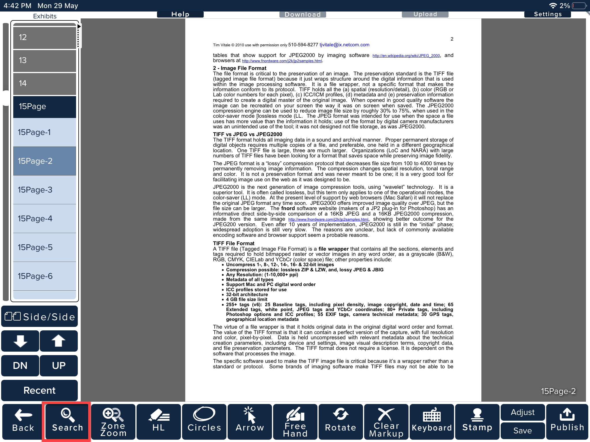 How do I search for items to prepare for my case - image 2